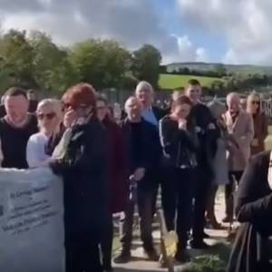 Weteran wojskowy z Irlandii zażartował z żałobników podczas... własnego pogrzebu