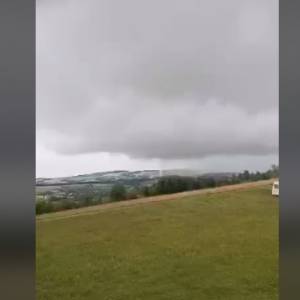 Niecodzienne zjawisko w Małopolsce! Mieszkaniec Korzennej nagrał trąbę powietrzną?! [WIDEO] 