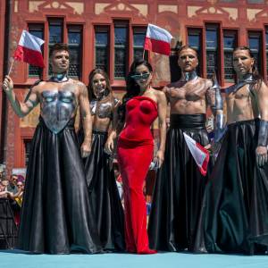 Steczkowska już po ceremonii otwarcia Eurowizji. Jej kreacja skradła show 