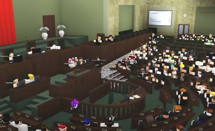 Sejm w Robloxie! Na sali plenarnej interweniowała Straż Marszałkowska [WIDEO]