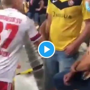 Puchar Niemiec. Skandaliczne zachowanie piłkarza. Sportowiec zaatakował kibica