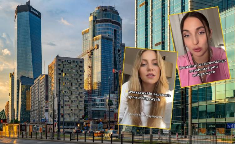 „Warszawskie zapalenie opon mózgowych”. Fot. Shutterstock/Artur Bogacki, TikTok/@gree.official/@zyskolusia