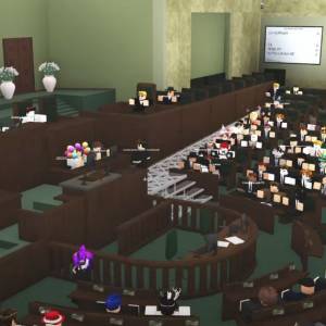 Sejm w Robloxie! Na sali plenarnej interweniowała Straż Marszałkowska [WIDEO]