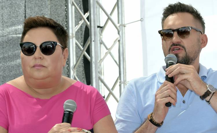 Dorota Wellman i Marcin Prokop. Fot. AKPA