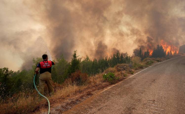 Pożary w Turcji, fot. PAP/AA/ABACA/zdj. ilustracyjne z 2024 r.