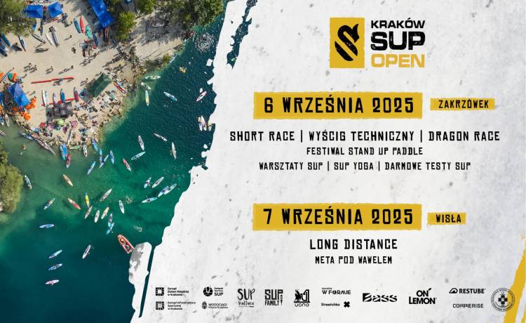 Kraków SUP Open 2025 – święto Stand Up Paddle w sercu Krakowa!