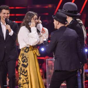 Baron obsypał Alicję Szemplińską pocałunkami po finale "Szansy na sukces". Fani wietrzą romans: "Pasujecie do siebie"