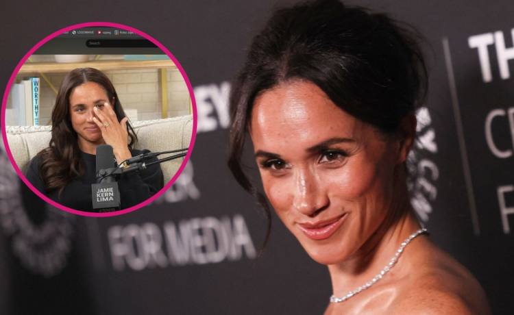 Meghan Markle, fot. ETIENNE LAURENT/AFP/East News, youtube@Jamie Kern Lima