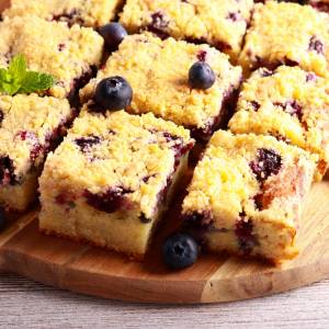 Przepyszne i proste ciasto z jagodami. Przepis Ani Starmach