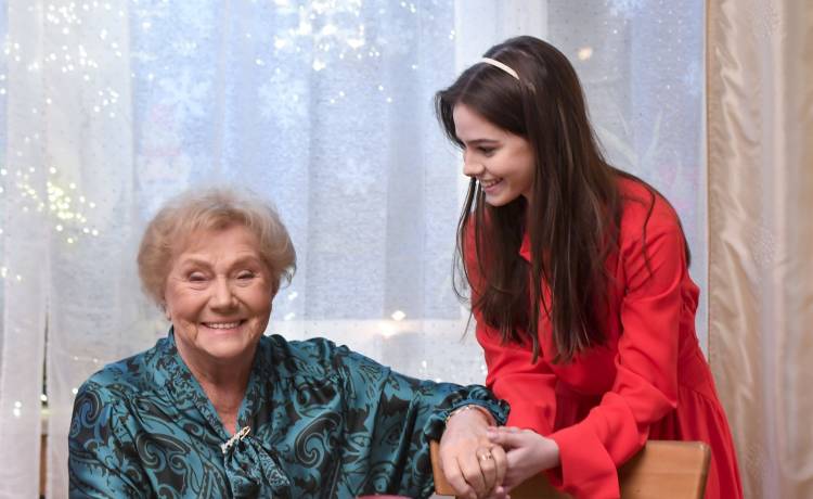 Teresa Lipowska na planie „M jak miłość”. Fot. AKPA