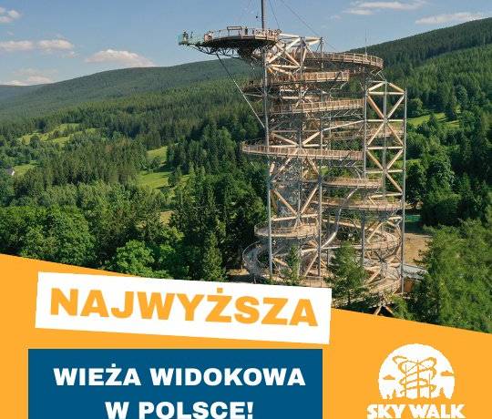 Sky Walk - spektakularna wieża widokowa w sercu Gór Izerskich