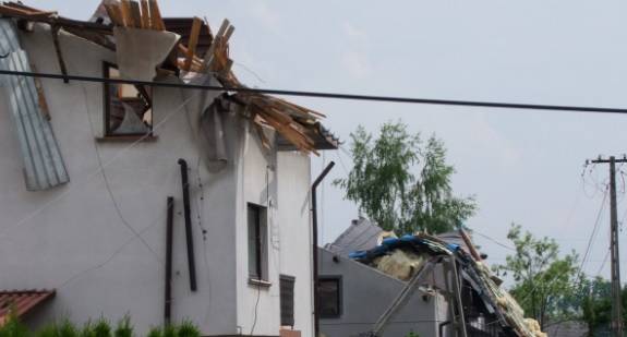 Kaniów po trąbie powietrznej. W sieci trwa zbiórka na pomoc poszkodowanym