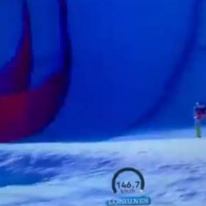 Szwajcar rozbił się pędząc 150 km/h. Przerażający wypadek w Pucharze Świata w narciarstwie alpejskim [WIDEO] 