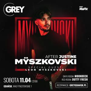 MYSZKOVSKI wystąpi na afterparty po koncercie Justyny Steczkowskiej!