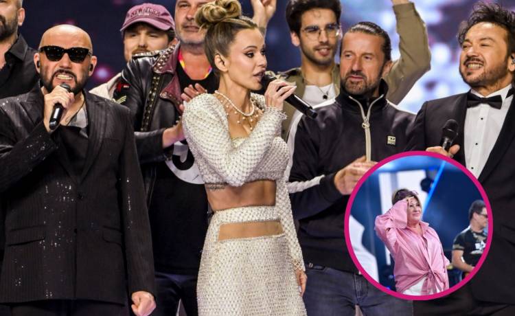 Beata Kozidrak i gwiazdy koncertu Polsat Hit Festiwal 2025. Fot. AKPA