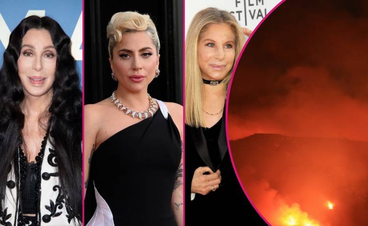 Gwiazdy uciekają przed pożarem, fot. East News