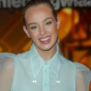 Wiktoria Gąsiewska z "pociechą". "Moje dziecko" 