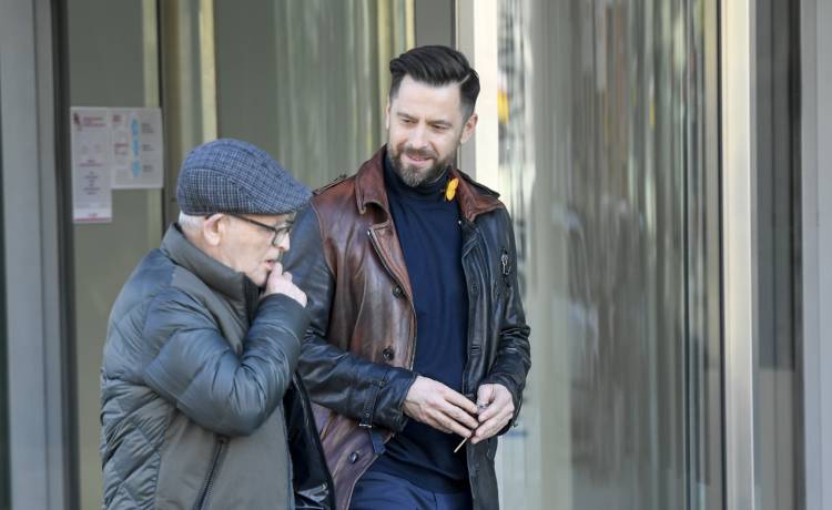 Robert Motyka z ojcem Tadeuszem, fot. AKPA