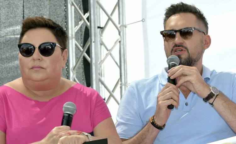 Dorota Wellman i Marcin Prokop. Fot. AKPA