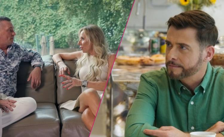 Uczestnicy programu „Żona dla Polaka. Toronto” i Kacper Kuszewski. Fot. materiały prasowe TVP