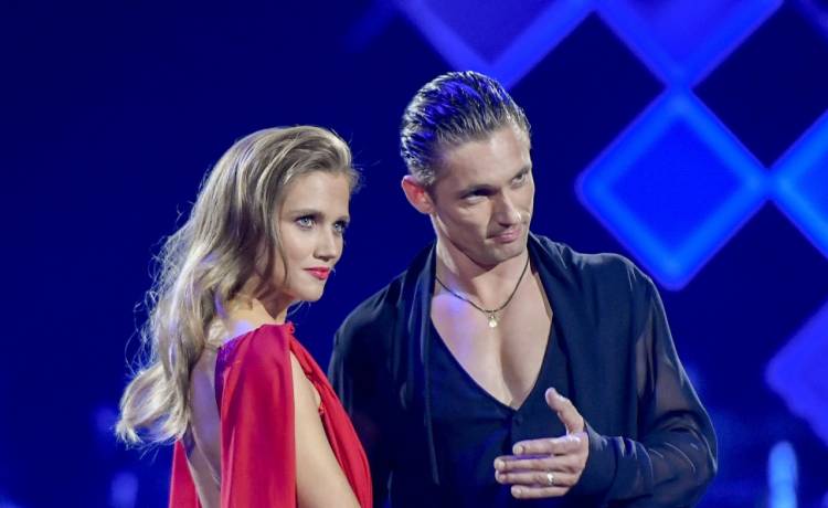 Agnieszka Kaczorowska i Filip Gurłacz. Fot. AKPA