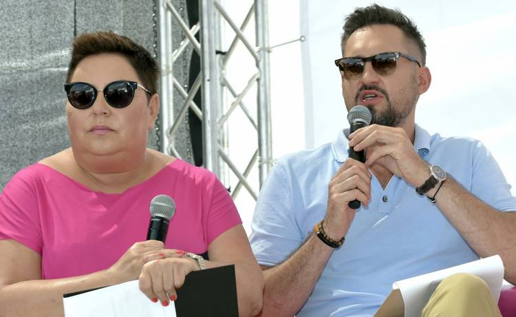 Dorota Wellman i Marcin Prokop. Fot. AKPA