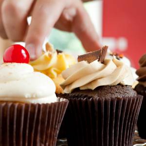 Te babeczki czekoladowe są moim hitem. W żadnej cukierni nie ma lepszych