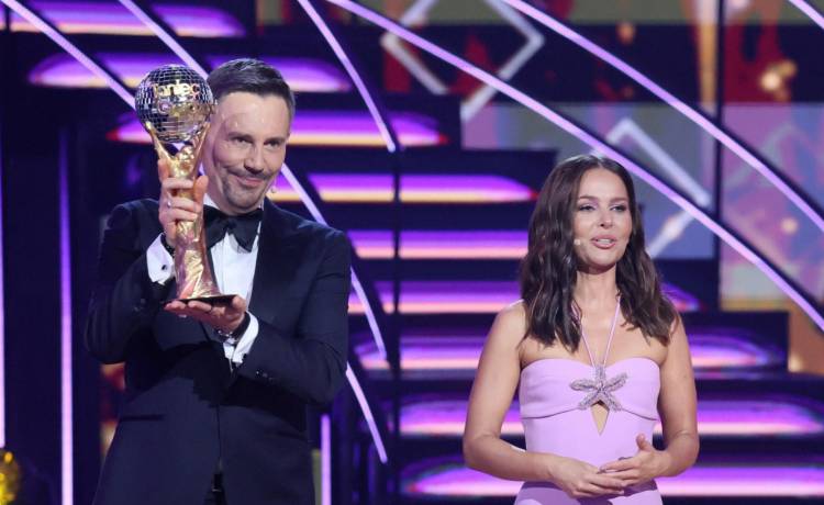 Krzysztof Ibisz i Paulina Sykut-Jeżyna. Fot. Wojciech Olkusnik/East News