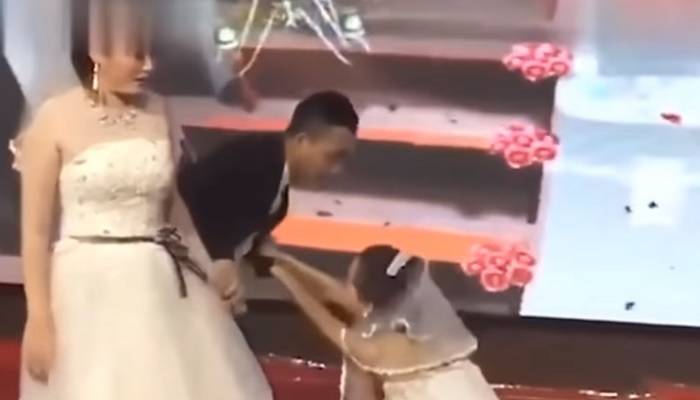 Nietypowa awantura na weselu. Uroczystość przerwała była pana młodego [WIDEO]