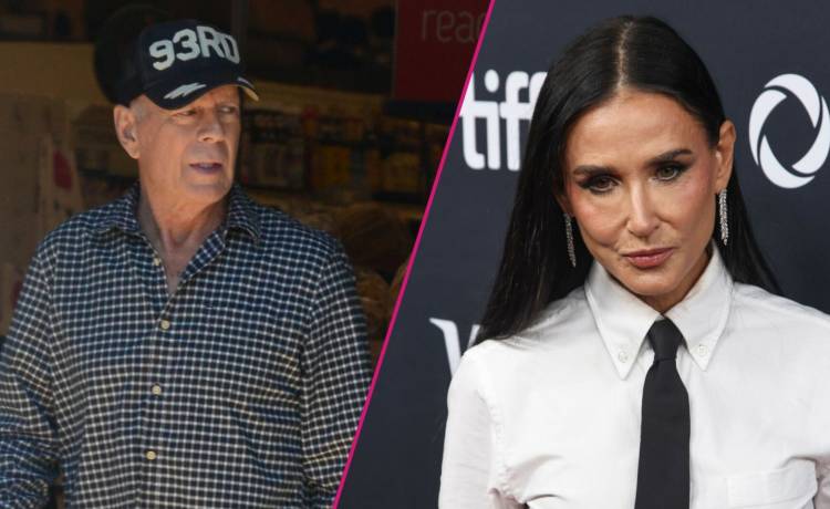 Bruce Willis i Demi Moore, fot. East News/Rex Features, Splash News