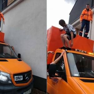 Pracownik MPO w Krakowie ratuje z pożaru dziecko. "To był instynkt"