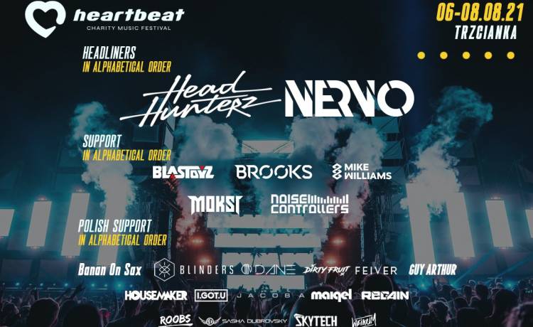Heartbeat Festival 2021 - wystąpią gwiazdy muzyki elektronicznej!