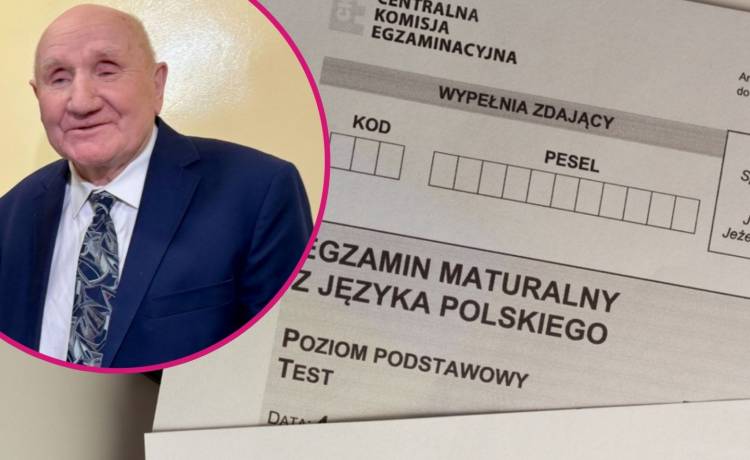 86-latek z Kalisza nie zdał matury. Józef Peruga znów spróbuje za rok!, fot. Shutterstock, Facebook/kalisz_naszemiasto.pl