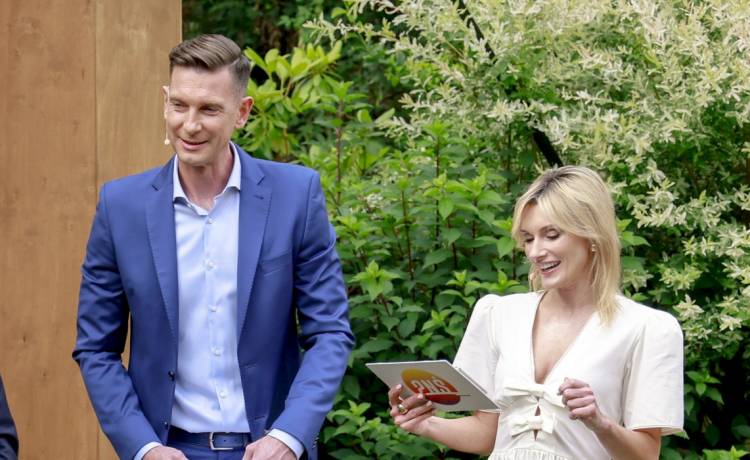 Łukasz Kadziewicz i Anna Lewandowska. Fot. AKPA