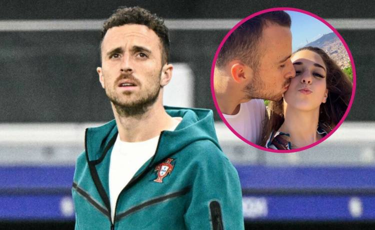 Diogo Jota i Rute Cardoso, fot. JAVIER SORIANO/AFP/East News, instagram@rutecfcardoso14