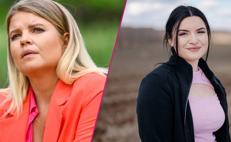 Justyna z programu „Rolnik szuka żony” i Marta Manowska. Fot. materiały prasowe TVP/AKPA